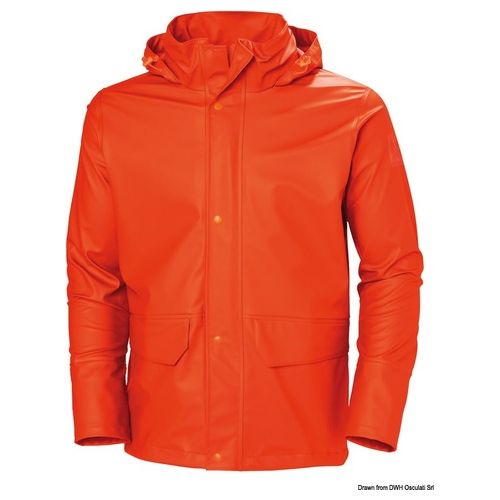 Helly Hansen Giacca Gale Rain Jacket arancio XL 