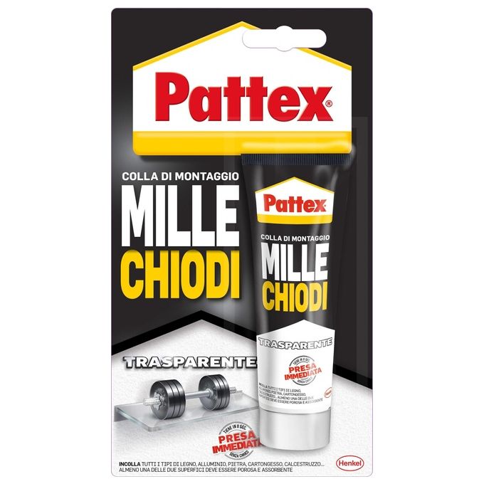 Henkel Adesivo di Montaggio Pattex Millechiodi 40gr