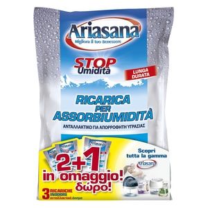 Henkel Ricarica Sale Assorbiumidita' Confezione 3 Buste da 450gr Inodore Ariasana