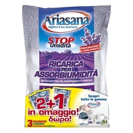 Henkel Ricarica Sale Assorbiumidita' Confezione 3 Buste da 450gr Lavanda Ariasana