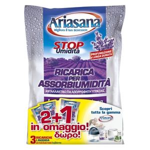 Henkel Ricarica Sale Assorbiumidita' Confezione 3 Buste da 450gr Lavanda Ariasana