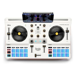 DJ Control Mix Ultra Controller DJ Portatile Bluetooth Bianco