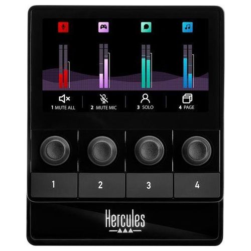 Hercules Interfaccia Audio Stream 100 Nero 4 Pulsanti