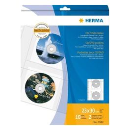 Herma Custodia Cd/Dvd Trasparente