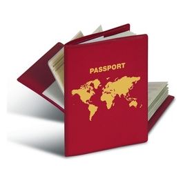 Custodia Protettiva per Passaporto Rosso