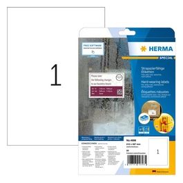 Etichette Resistenti 210x297mm 25 Fogli A4