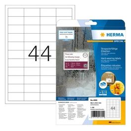 Etichette Resistenti 48,3x25,4mm 25 Fogli A4 1100 Pezzi