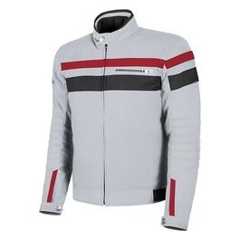 Giacca Moto impermeabile Blackjack Grigio 