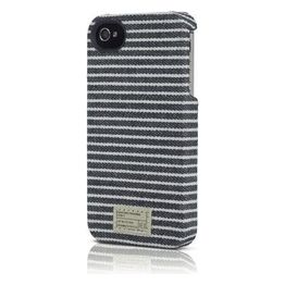 Hex Core Case custodia a guscio per iPhone 4/4S Black/Grey Stripe