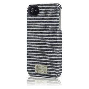 Hex Core Case custodia a guscio per iPhone 4/4S Black/Grey Stripe