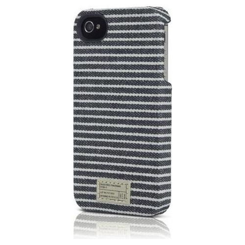 Hex Core Case custodia a guscio per iPhone 4/4S Black/Grey Stripe