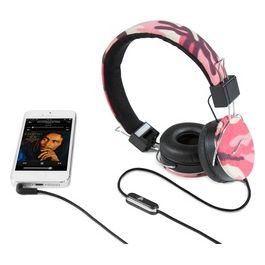 Hi-Deejay Cuffie Professionali Rivestite in Tessuto Army Pink