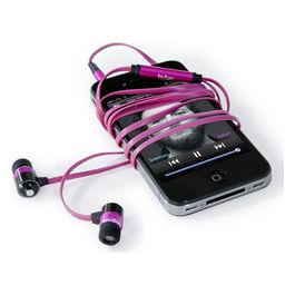 Hi-Earphones Auricolare con Design Minimal Pink