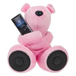 Hi-Friends Peluche con Speaker Hi-George Light Pink