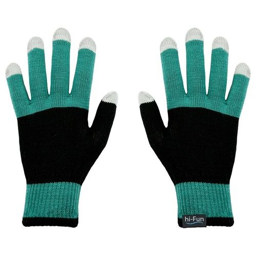 Hi-Glove Guanti per Dispositivi Touch man Green