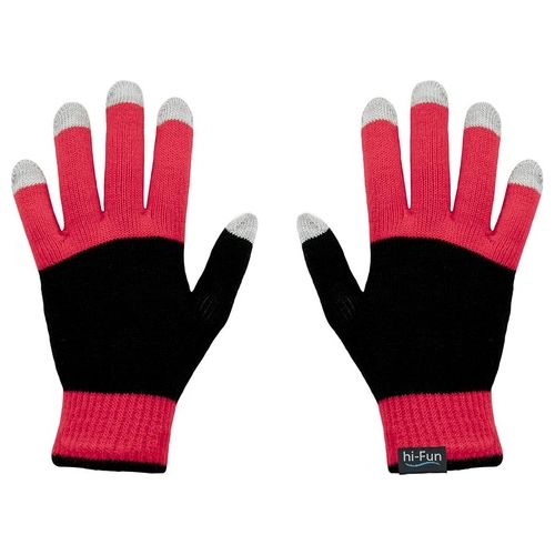 Hi-Glove Guanti per Dispositivi Touch Woman Red