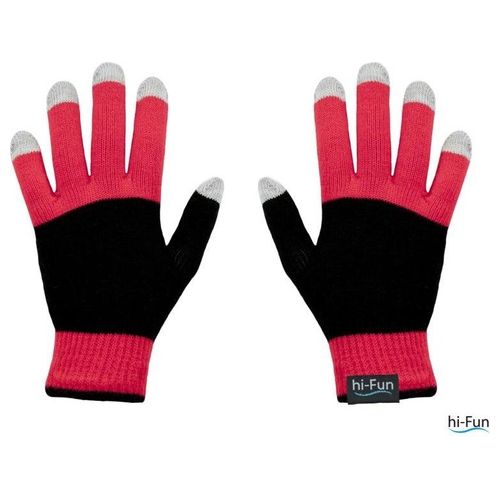 Hi-Glove Guanti per Dispositivi Touch Man Red