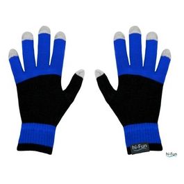 Hi-Glove Guanti per Dispositivi Touch Woman Blu