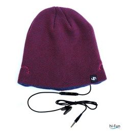 Hi-Head Cappellino Musicale Sportivo con Speaker e Jack 3.5 Red/Bluette