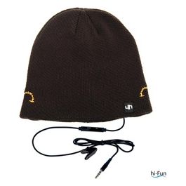 Hi-Head Cappellino Musicale Sportivo con Speaker e Jack 3.5 Brown