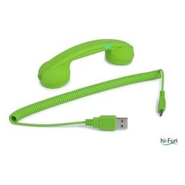 Hi-Ring Mini Bluetooth Cornetta Telefonica Vintage Senza Fili Portatile Mini Bluetooth Green