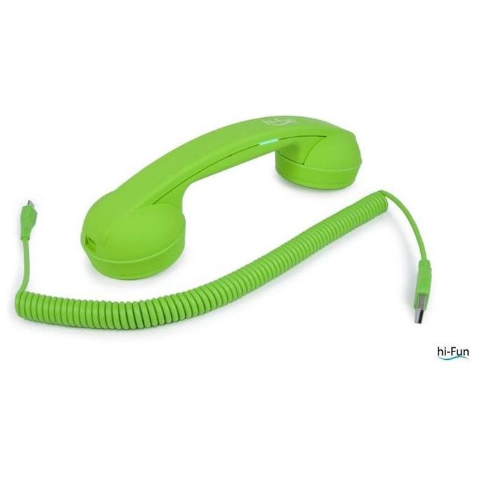 Hi-Ring Bluetooth Cornetta Telefonica Vintage Senza Fili Bluetooth Green