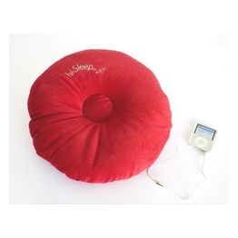 Hi-Sleep Cuscino Musicale con Speaker Incorporato e Jack 3.5 Red