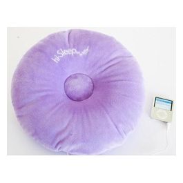 Hi-Sleep Cuscino Musicale con Speaker Incorporato e Jack 3.5 Dark Violet