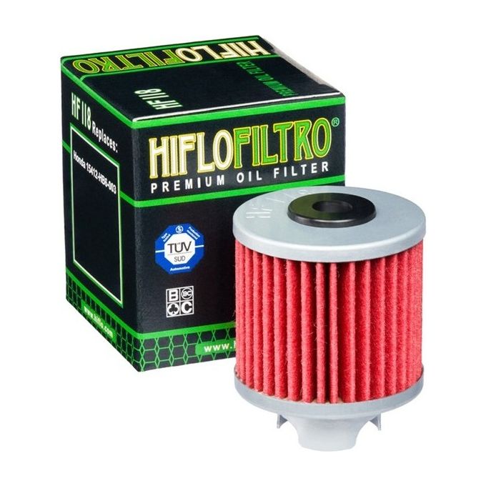 Hiflo HF118 Filtro Olio honda Trx125