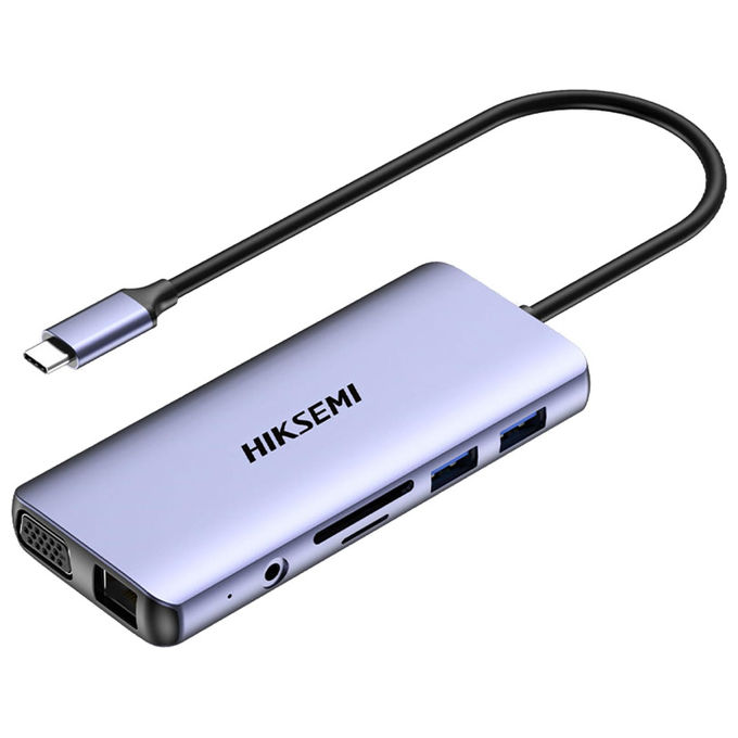 HIKSEMI Adattatore HUB USB-C 3.0 Multifunzione DS11 per Computer e Laptop