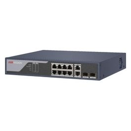 Hikvision Digital Technology DS-3E1310P-SI Switch di Rete Gestito L2 Gigabit Ethernet 10/100/1000 Supporto Power Over Ethernet Poe Nero