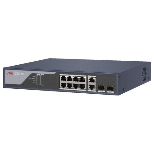 Hikvision Digital Technology DS-3E1310P-SI Switch di Rete Gestito L2 Gigabit Ethernet 10/100/1000 Supporto Power Over Ethernet Poe Nero