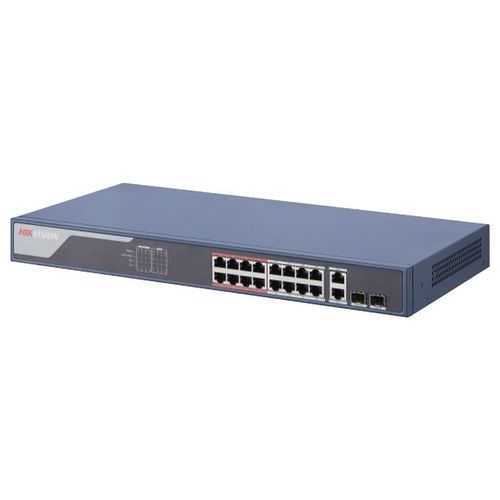 Hikvision Digital Technology DS-3E1318P-SI Switch di Rete Gestito L2 Gigabit Ethernet 10/100/1000 Supporto Power Over Ethernet Nero