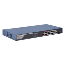 Digital Technology DS-3E1318P-EI Switch di Rete Fast Ethernet 10/100 Supporto Power Over Ethernet Poe Blu