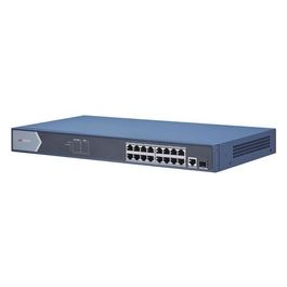 Hikvision Digital Technology DS-3E0518P-E Switch di Rete Non Gestito Gigabit Ethernet 10/100/1000 Supporto Power Over Ethernet Blu