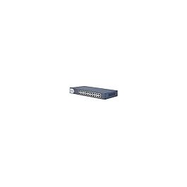 Hikvision Digital Technology DS-3E0524-E Switch di Rete Non Gestito L2 Gigabit Ethernet 10/100/1000 1U Nero/Blu