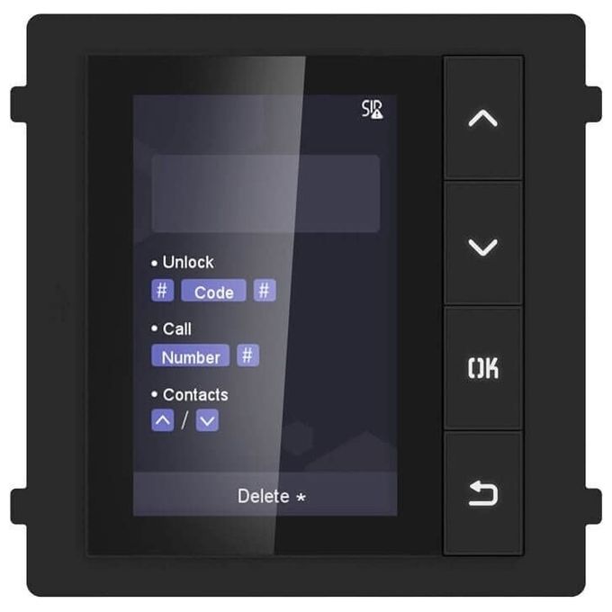 Hikvision Digital Technology DS-KD-DIS Accessorio per Sistema Intercom Display