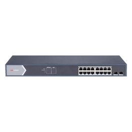 Hikvision Digital Technology DS-3E1518P-SI Switch di Rete Gestito Gigabit Ethernet 10/100/1000 Supporto Power Over Ethernet Nero