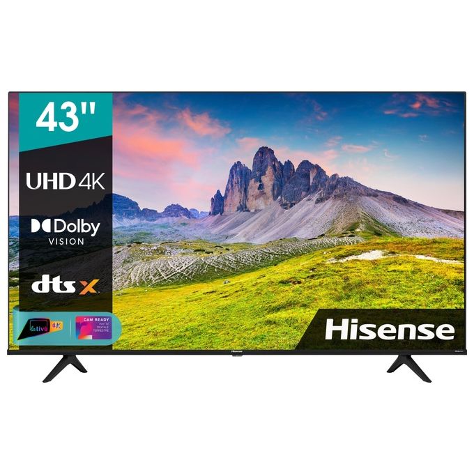 Hisense TV led 4k 43A6CG 43 pollici Ultra Hd 4K Smart HDR VIDAA