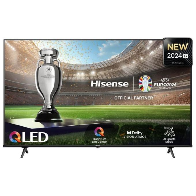 Image of Hisense 50E79NQ Smart TV 50 Pollici 4K Ultra HD Display QLED Sistema Vidaa DVBT2-C-S2 Classe E Wi-Fi colore Nero