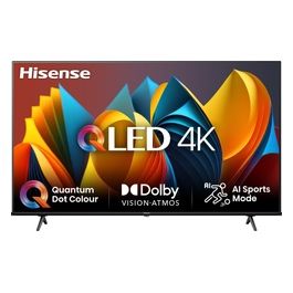 50E7NQ Smart TV 50 Pollici Display QLED 4K Ultra HD Sistema Operativo Vidaa Classe E colore Nero