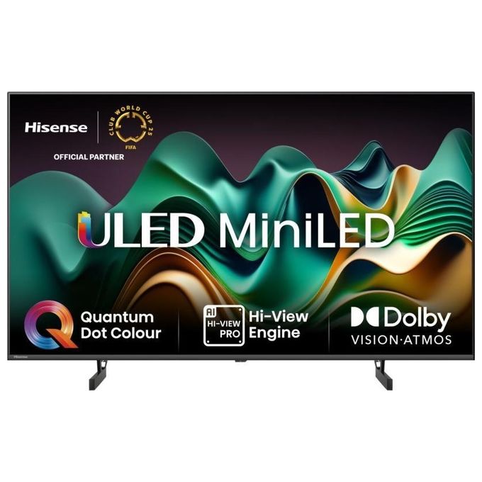 Image of Hisense 50U69NQ U6 SERIES Smart TV 50 Pollici 4K Ultra HD Display ULED Mini LED Sistema Vidaa DVBT2-C-S2 Classe E colore Nero