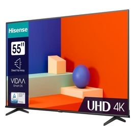 55E63KT Smart TV 55 Pollici 4K Ultra HD Display LED Sistema Vidaa Direct Full Array Classe G colore Nero