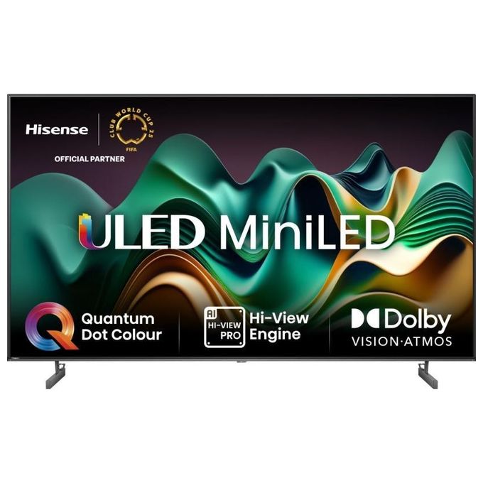 Image of Hisense 55U69NQ Smart TV 55 Pollici 4K Ultra HD Display ULED Mini LED Sistema Vidaa DVBT2-C-S2 Classe E U6 SERIES colore Nero