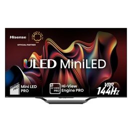 55U79NQ Smart TV 55 Pollici 4K Ultra HD Display ULED MiniLED Sistema Vidaa DVBT2/C/S2 Classe E colore Nero