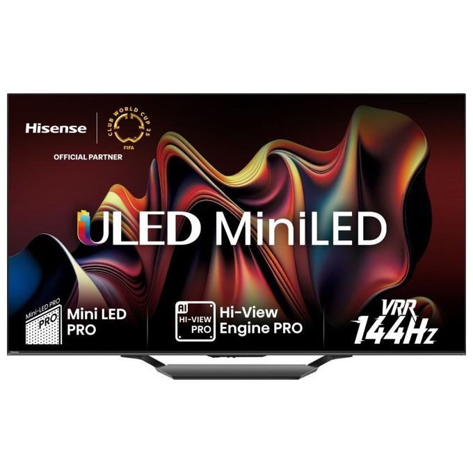 Image of Hisense 55U79NQ Smart TV 55 Pollici 4K Ultra HD Display ULED MiniLED Sistema Vidaa DVBT2-C-S2 Classe E colore Nero