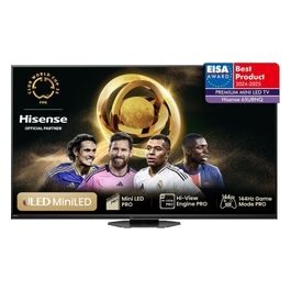 65U8NQ Smart TV 65 Pollici 4K Ultra HD Display ULED Mini LED PRO Sistema Vidaa DVBT2/C/S2 Classe E Wi-Fi colore Grigio