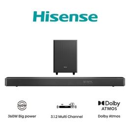 AX3120G Altoparlante Soundbar Nero 3.1.2 Canali 360 W