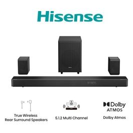 AX5125H Soundbar 5.1.2 Canali Wireless Dolby Digital Dolby Atmos Potenza 500 Watt colore Nero