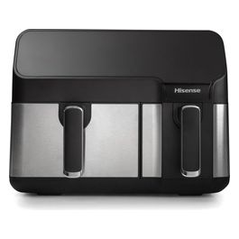 HAF2900D Friggitrice Doppia Indipendente ad Aria Calda 1700W Nero